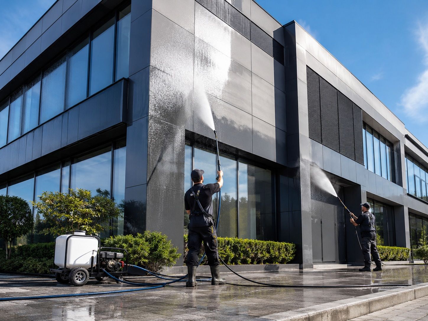 High-Rise Building Cleaning